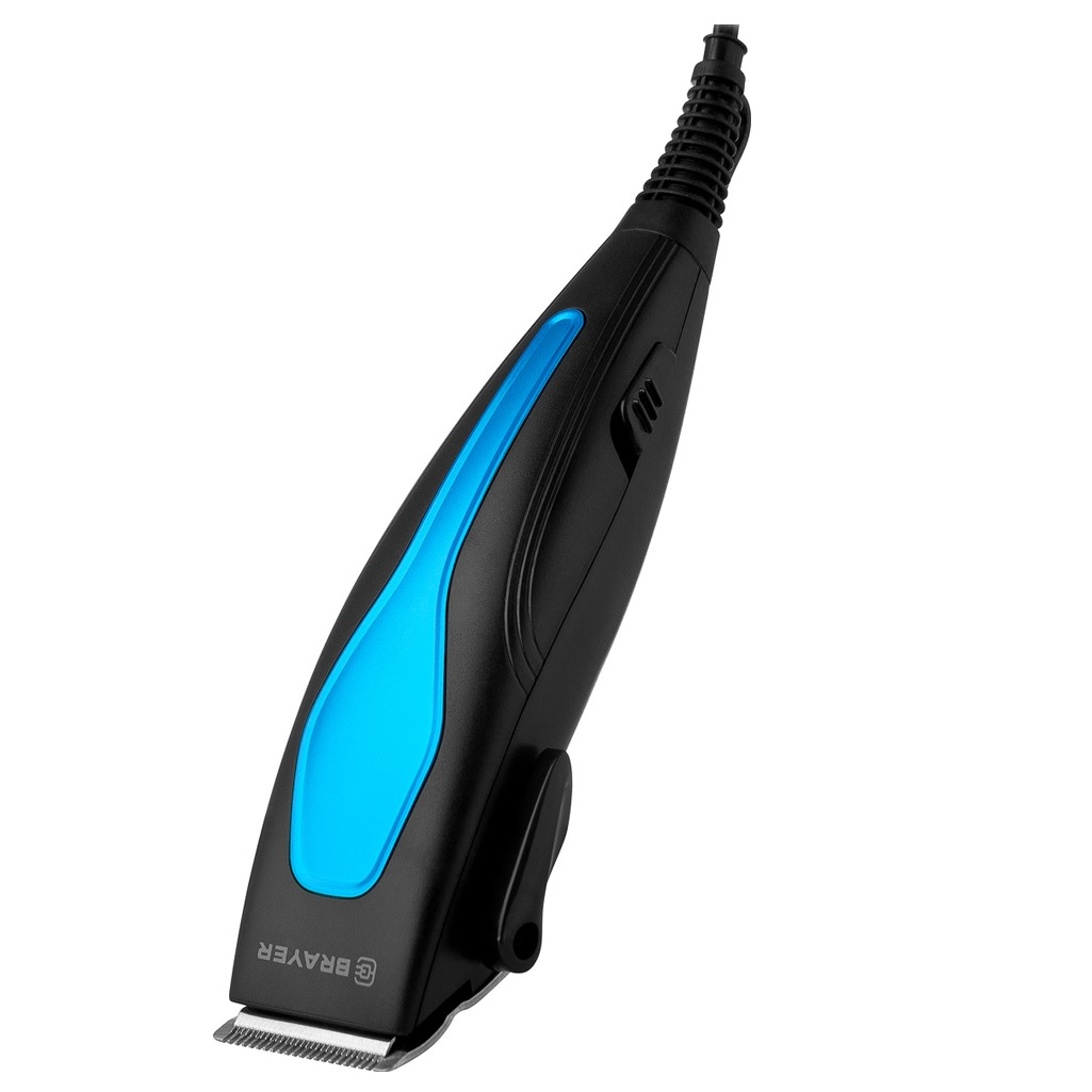 Машинка для стрижки Brayer BR3432, 4 насадки, фиксированные и подвижные лезвия из нержавеющей стали