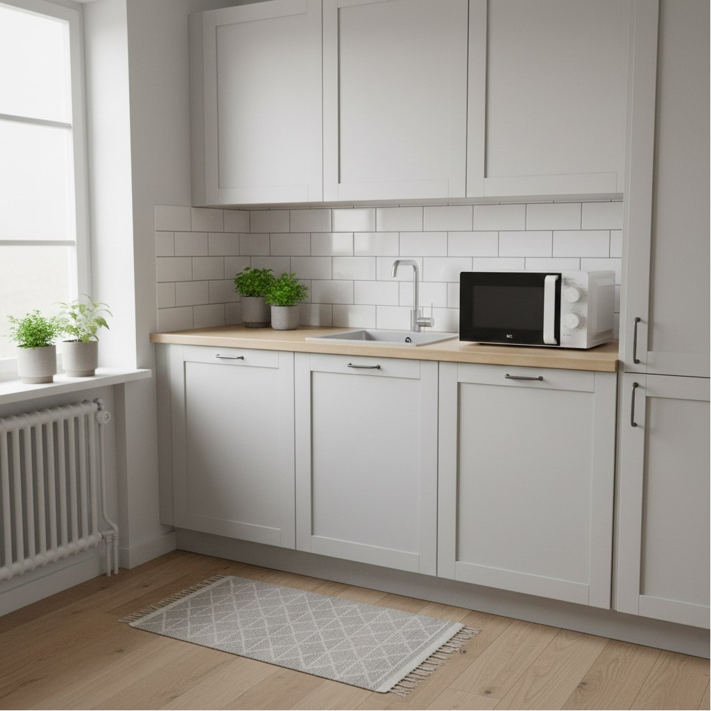 Печь микроволновая BQ MWO-20004SM/W, 20 л, 700 Вт, механическое управление, белая