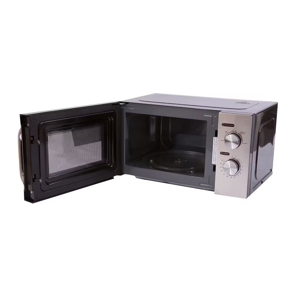Печь микроволновая Pioneer MW212M, 20 л, 700 Вт, механическое управление, серая