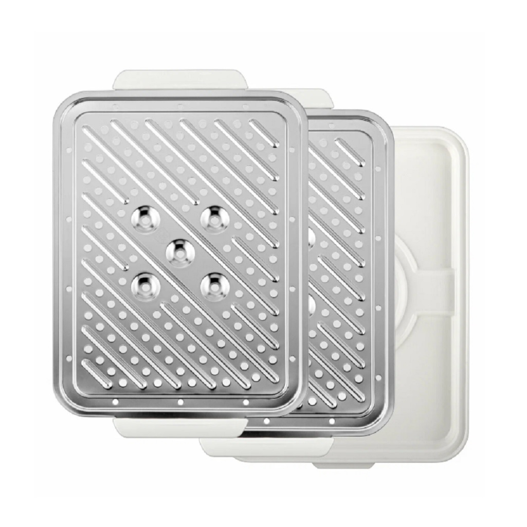 Пароварка Brayer BR2860, для приготовления двух блюд на пару, 2050 Вт, 10 л