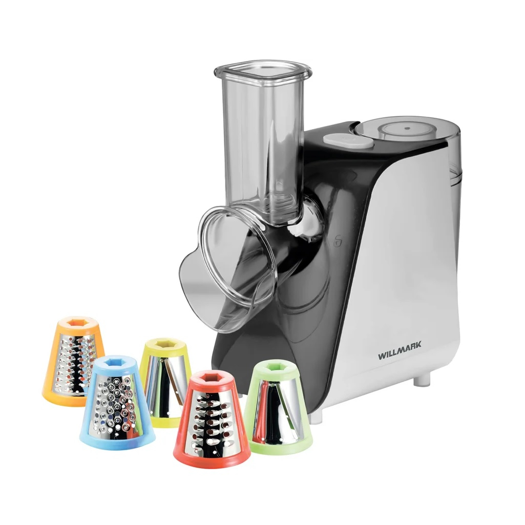 Овощерезка Willmark WSM-7830, механическое управление, пластик, белый, 200 Вт