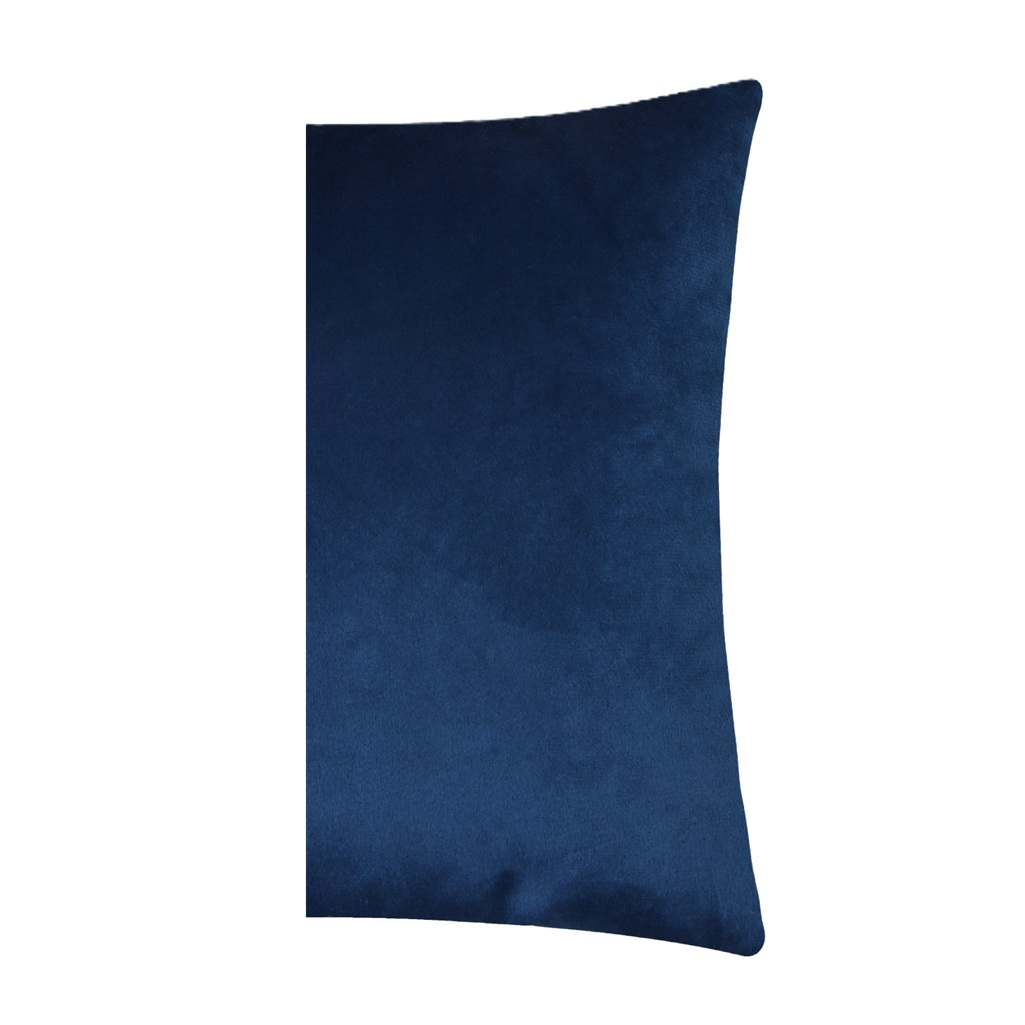 Подушка декоративная Этель 9849754, велюр, синтепон, синяя, 30х30 см