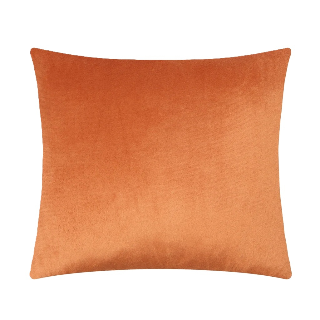 Подушка декоративная Этель 9849755, велюр, терракотовая, 30х30 см