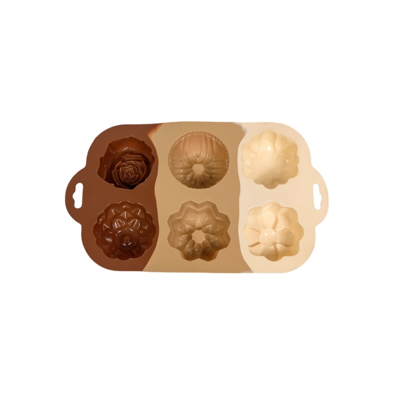 Форма для выпечки Tiramisu силикон 40х170х285 мм 6 ячеек
