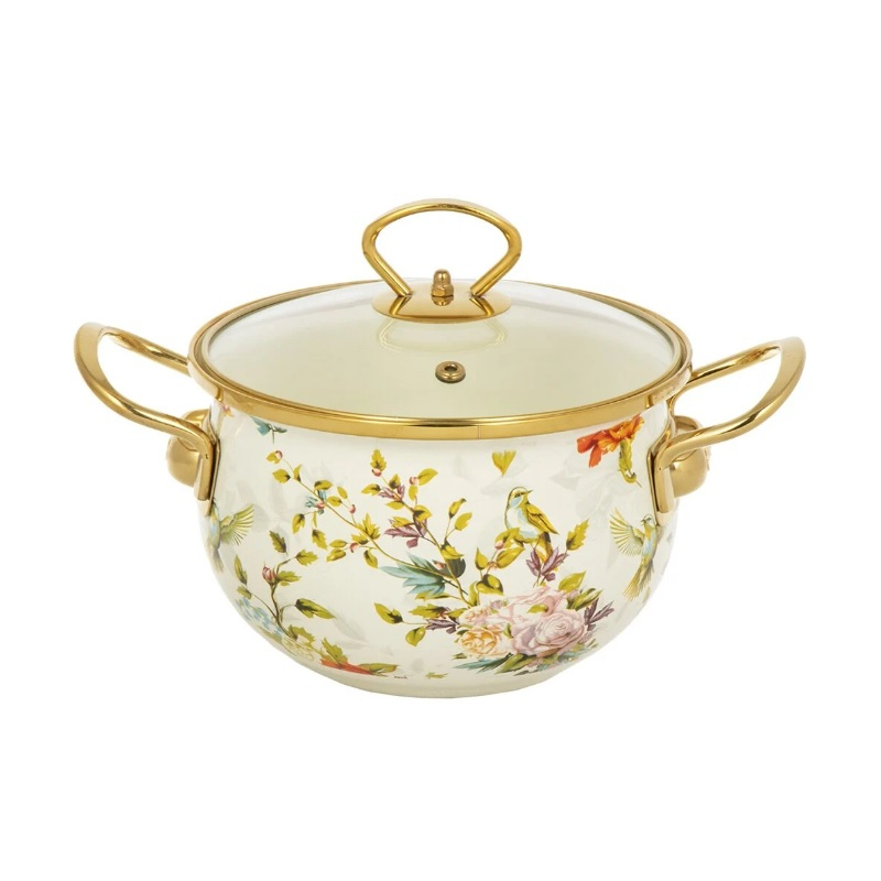 Кастрюля эмалированная Daniks Elisa Y4-8959 2,5 л