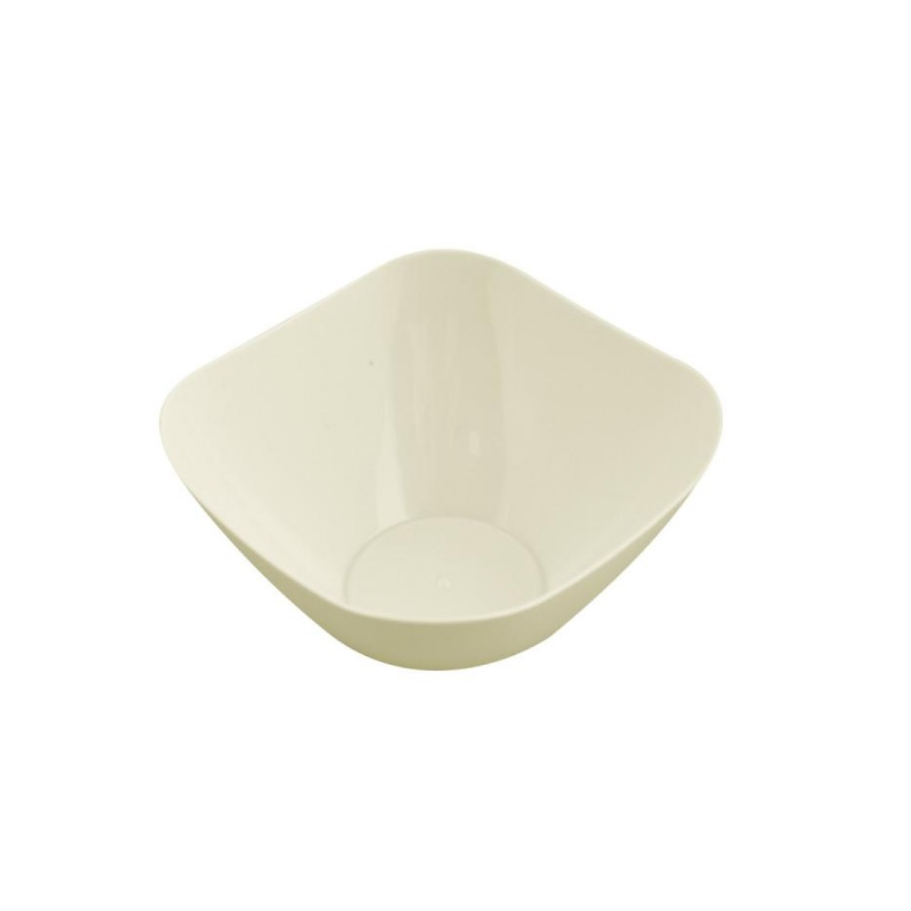 Салатник Berossi Cake пластиковый, квадратный, слоновая кость,11 см, 2 л, ИК39933000