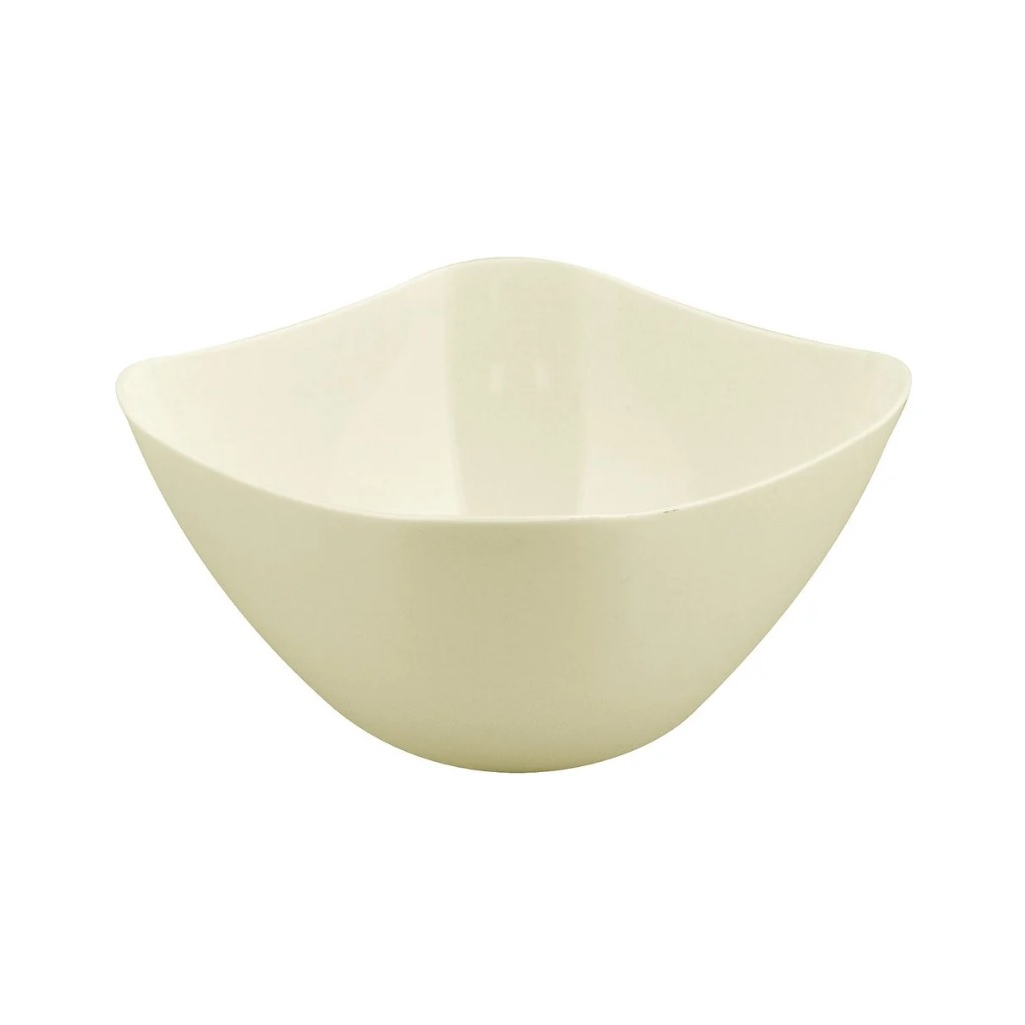 Салатник Berossi Cake пластиковый, квадратный, слоновая кость,11 см, 2 л, ИК39933000