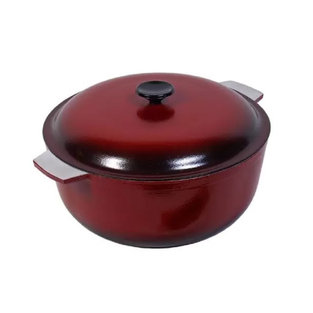 Кастрюля алюминиевая Kukmara ЭА05 с эмалированным покрытием, 5 л