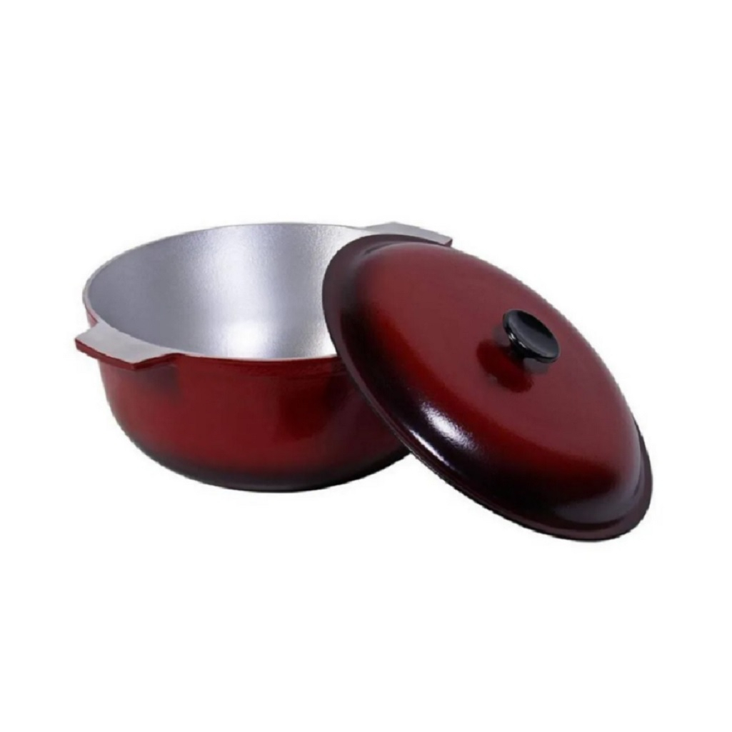 Кастрюля алюминиевая Kukmara ЭА05 с эмалированным покрытием, 5 л