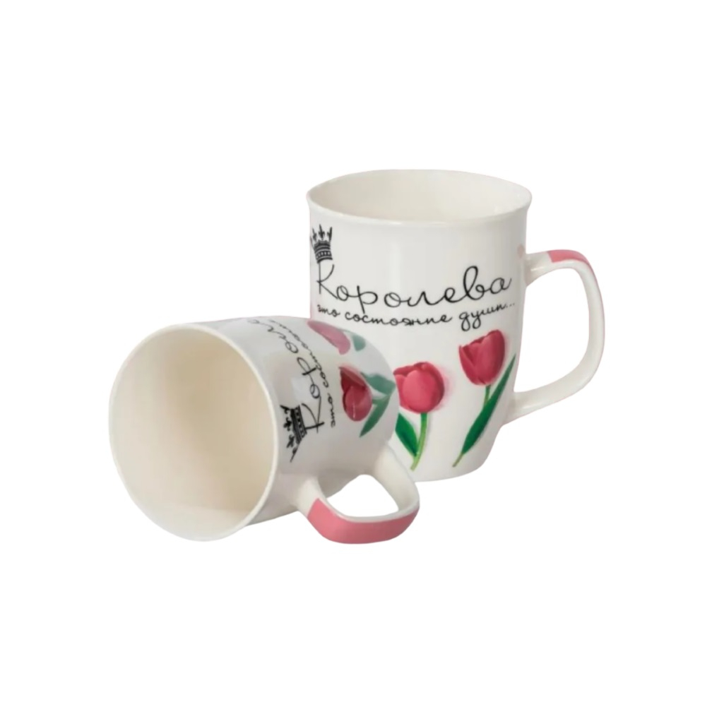 Кружка Olaff Я королева, New Bone China, керамическая, 350 мл, 135-08040