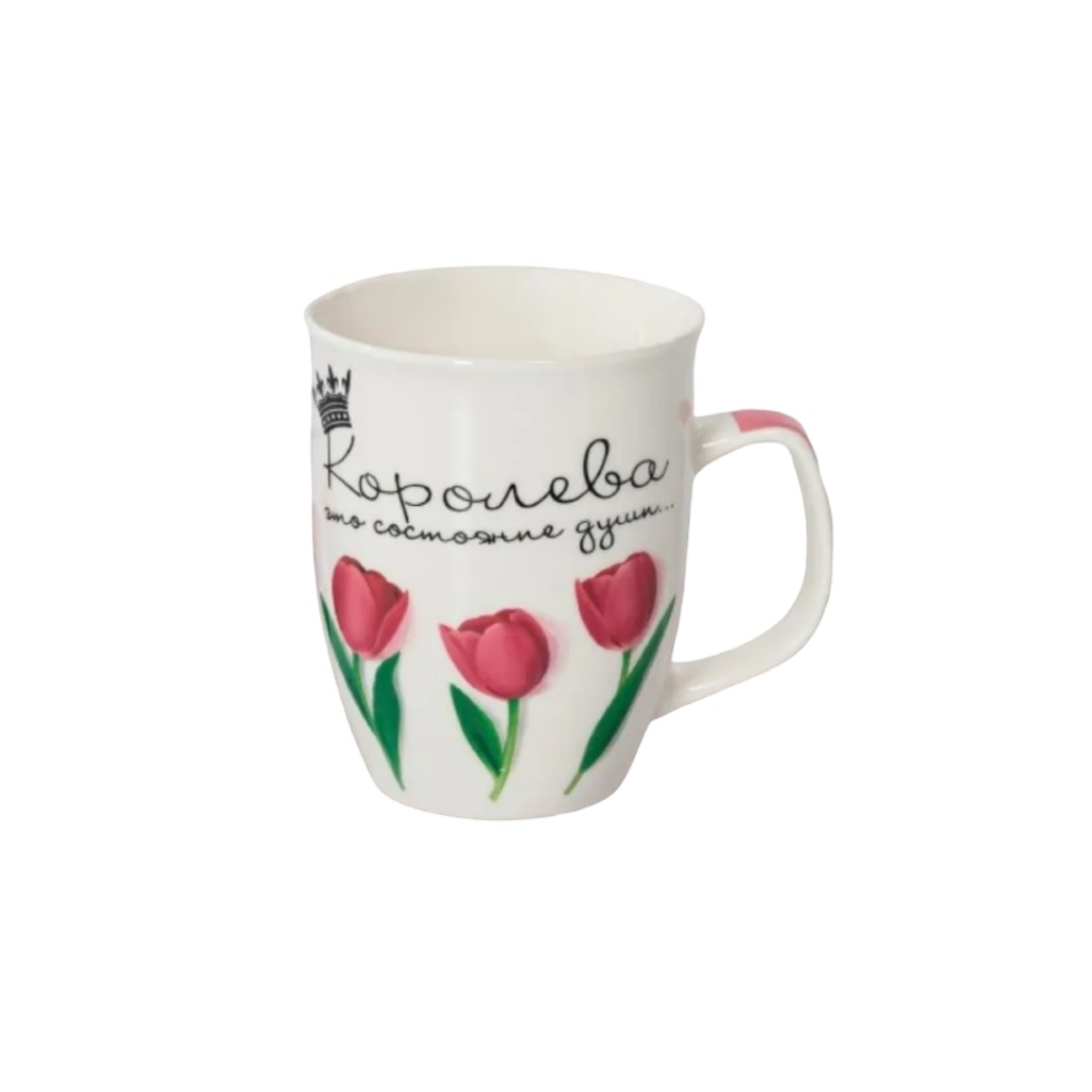 Кружка Olaff Я королева, New Bone China, керамическая, 350 мл, 135-08040