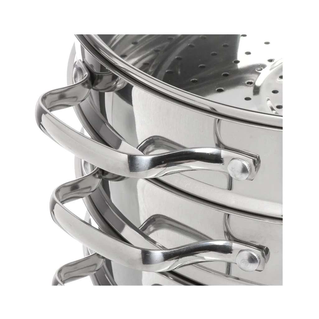 Мантоварка Daniks 4 секции, нержавеющая сталь, индукция, 28 см, 9.8 л