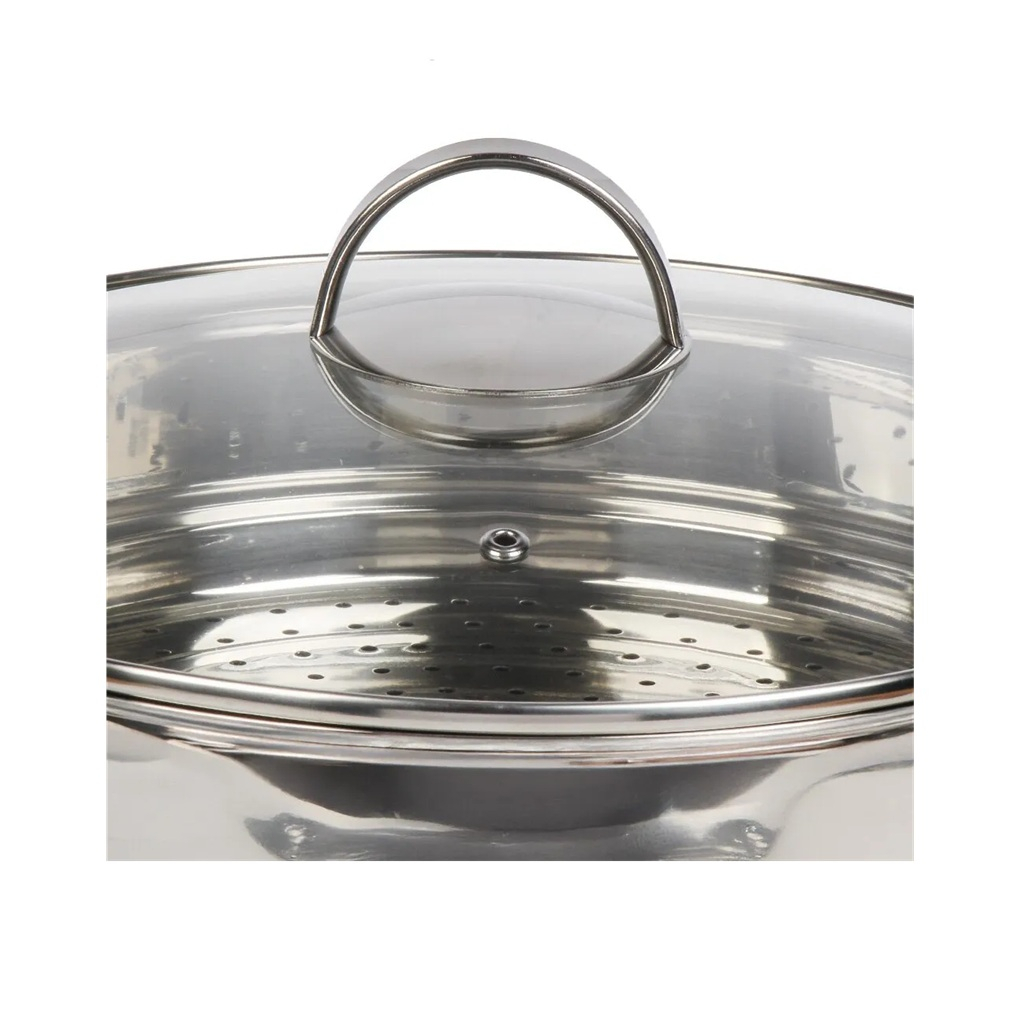 Мантоварка Daniks 4 секции, нержавеющая сталь, индукция, 28 см, 9.8 л