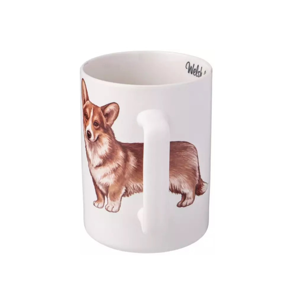 Кружка Lefard Welsh Corgi, 400 мл, фарфор, белый, 80х70х108 мм, 260-937