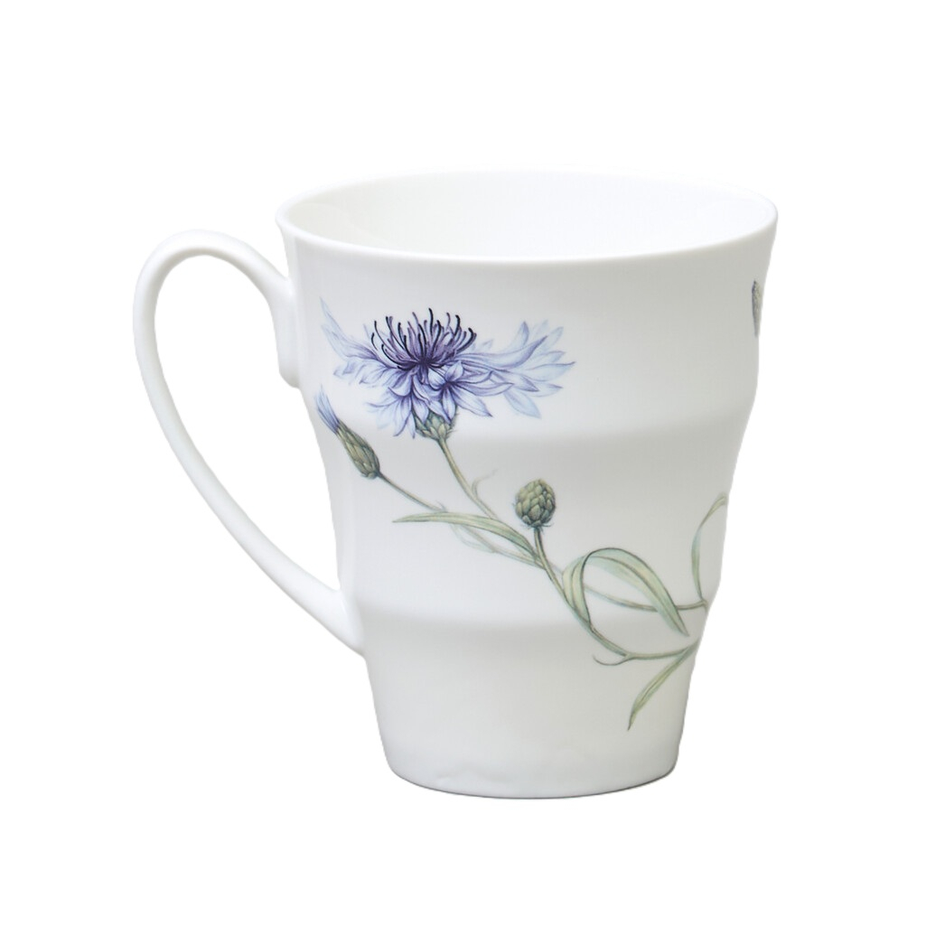 Кружка Lefard Васильки 760-831, фарфор, белый , объем 350 мл
