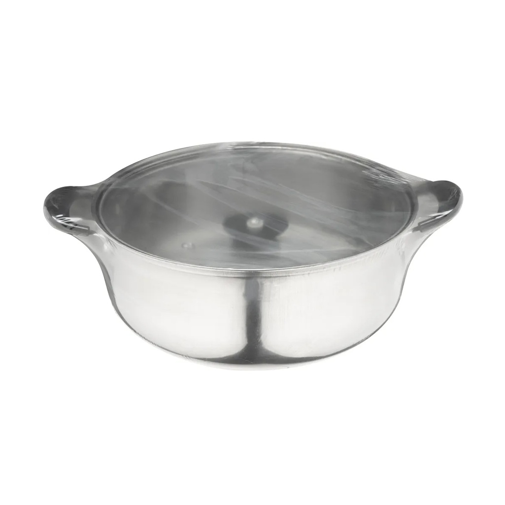 Кастрюля Promo с крышкой, нержавеющая сталь, серебристая, 2.9 л