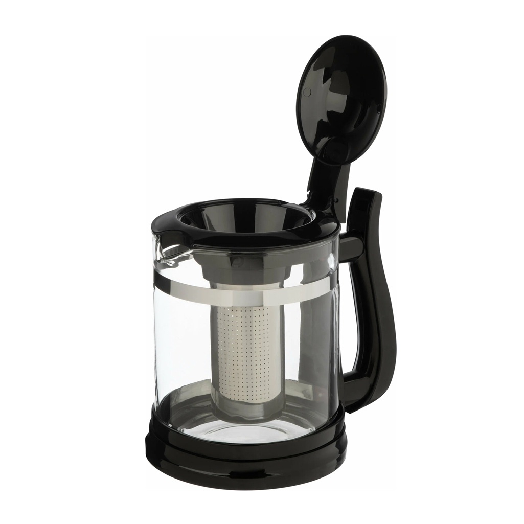 Чайник заварочный Mallony Fabriano с фильтром, стекло, пластик, 1.6 л