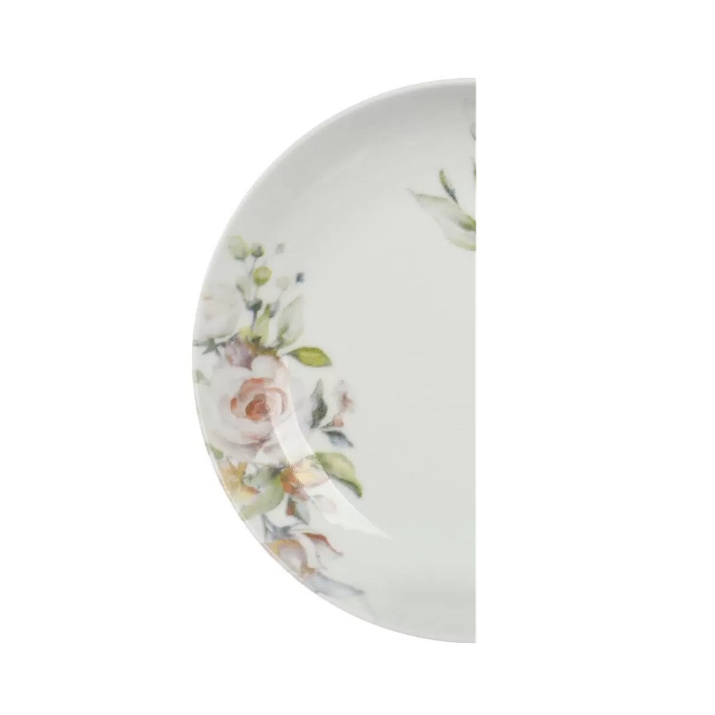 Тарелка суповая ДФЗ Универсал Верона 0С2, круглая, фарфор, 20.5 см, 0.7 л