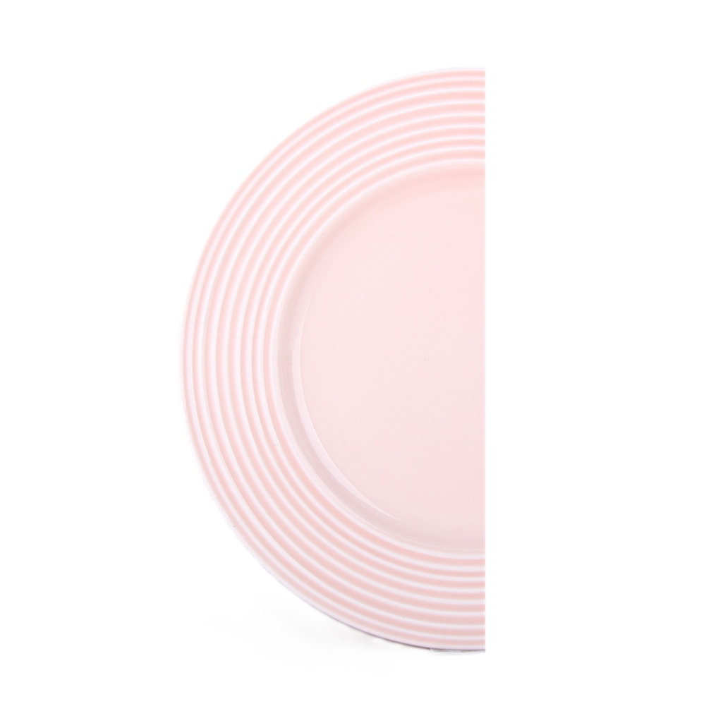 Тарелка десертная Коралл Beige 7925, фарфор, розовая, 210 мм
