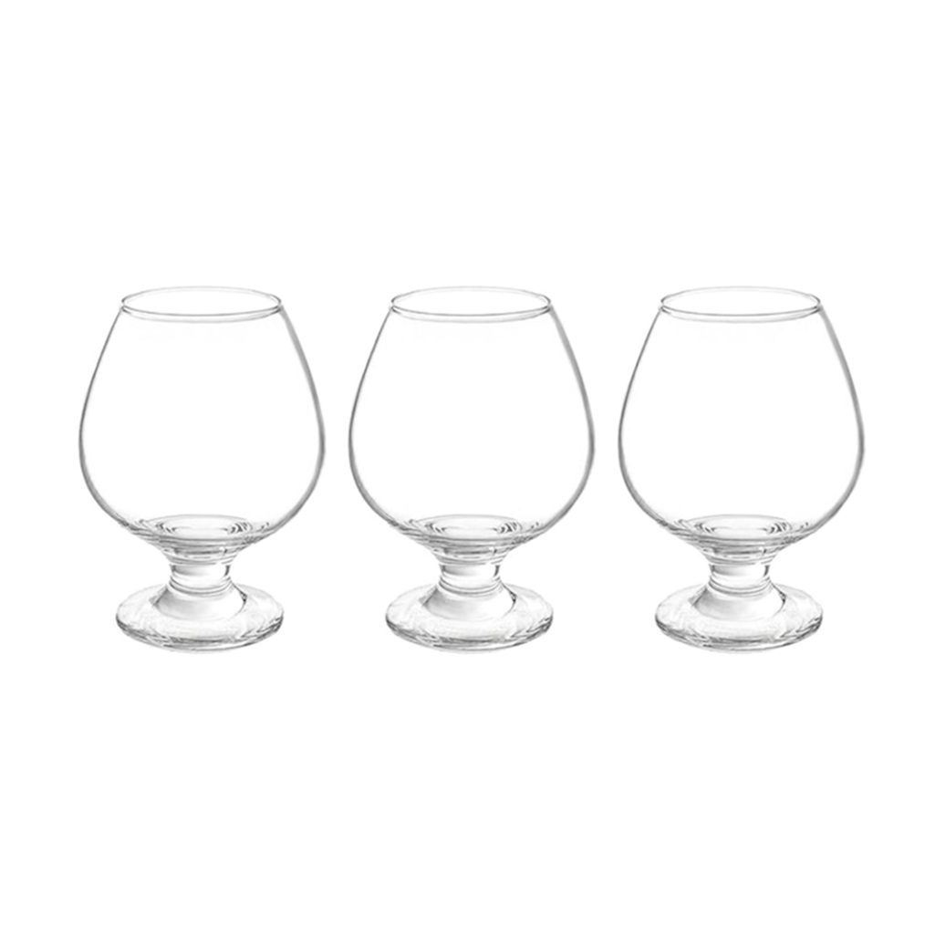 Набор бокалов для коньяка Pasabahce Bistro UD-10203, 395 мл, в упаковке 3 штуки