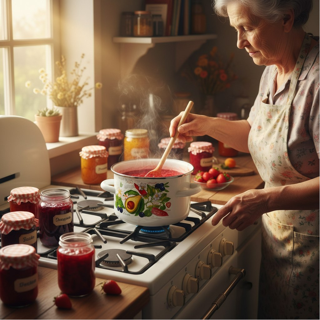 Кастрюля эмалированная СтальЭмаль 426997, Авокадо, объем 5.5 л