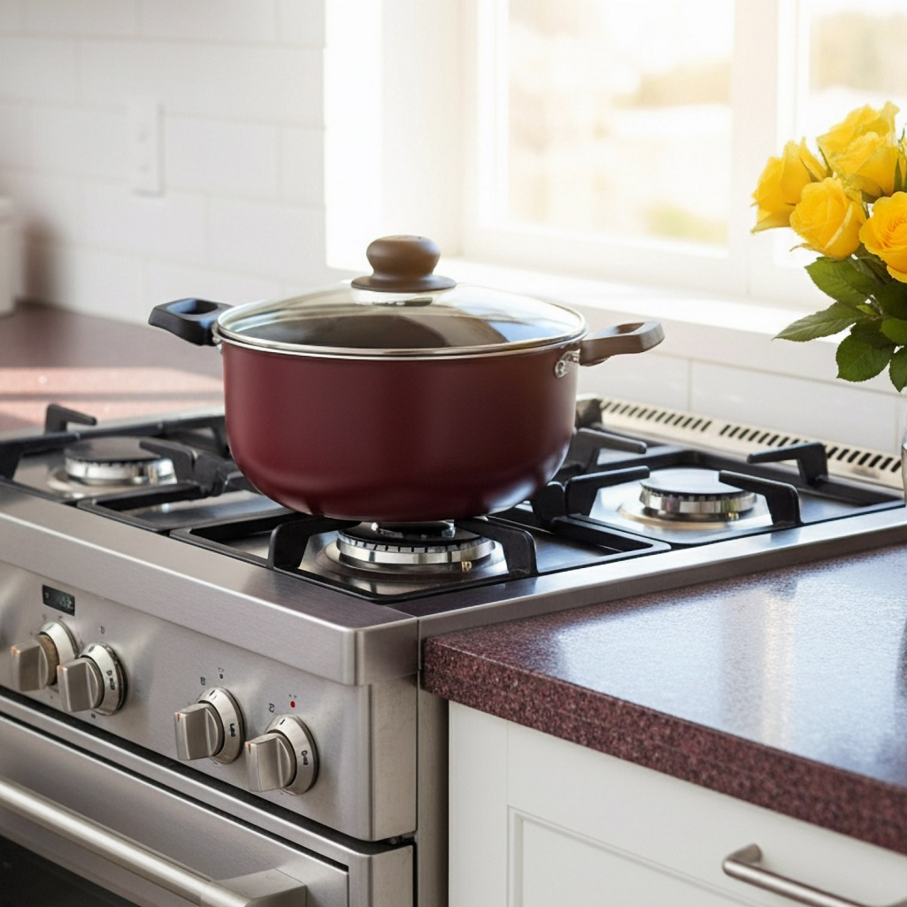 Кастрюля Scovo Expert СЭ-008, 54558, с антипригарным покрытием, 4.5 л