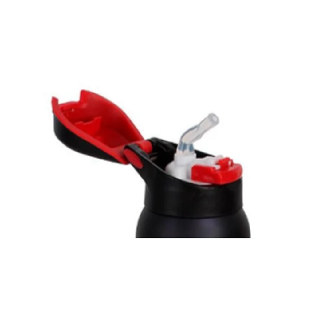 Термобутылка Ecos с трубочкой, сталь, пластик, зеленая, 0.5 л