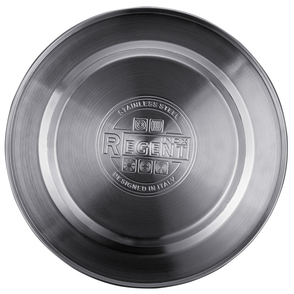 Чайник Regent Inox Linea TEA 78-002, объем 3 л, со свистком, нержавеющая сталь, цвет черный 