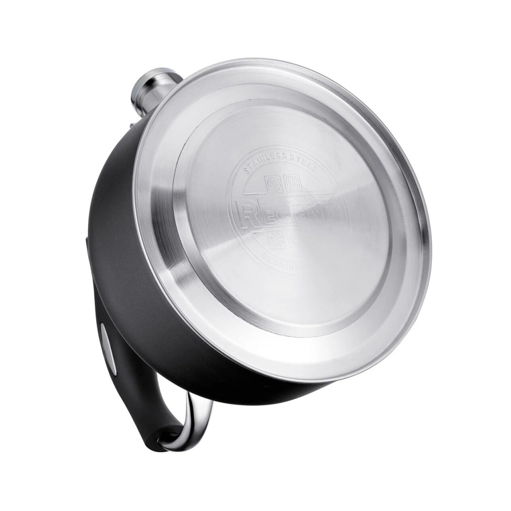 Чайник Regent inox Linea TEA 93-TEA-49, 2.5 л, со свистком, нержавеющая сталь