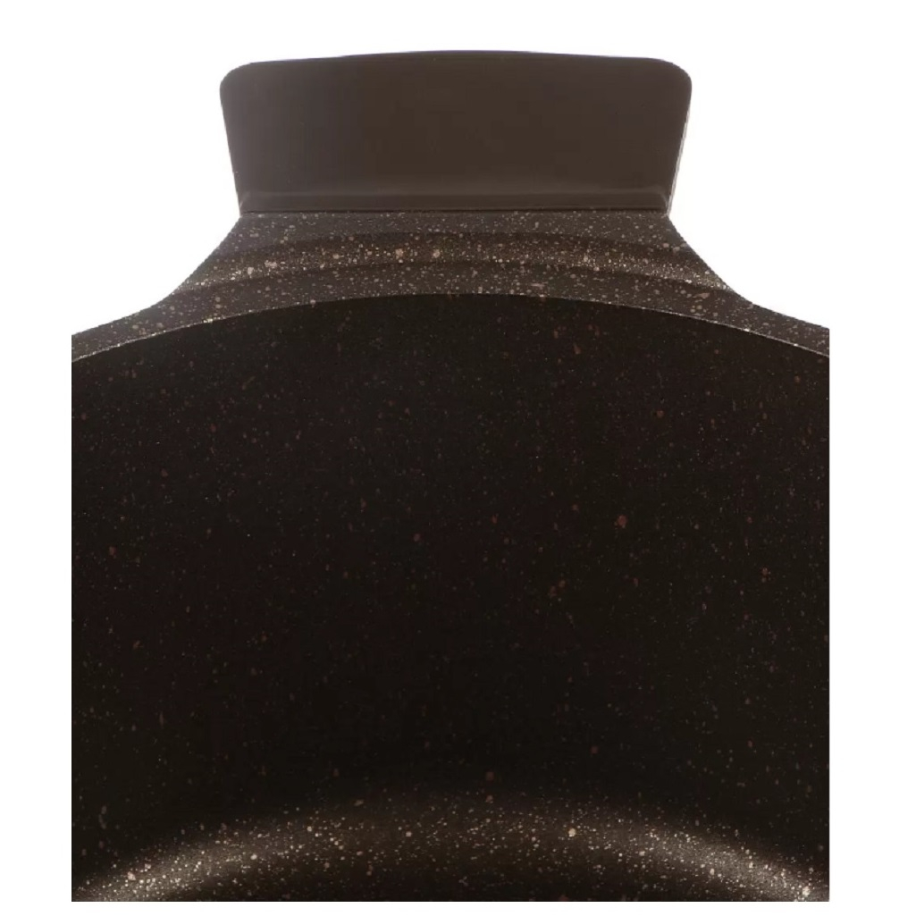 Кастрюля Kukmara Stella ксм32а, антипригарное покрытие, мокко, объем 3.2 л