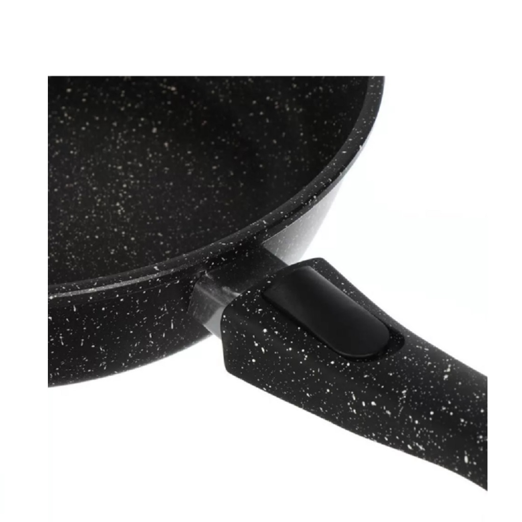 Сковорода Горница Гранит Induction, 280 мм, антипригарное покрытие, черный, индукция