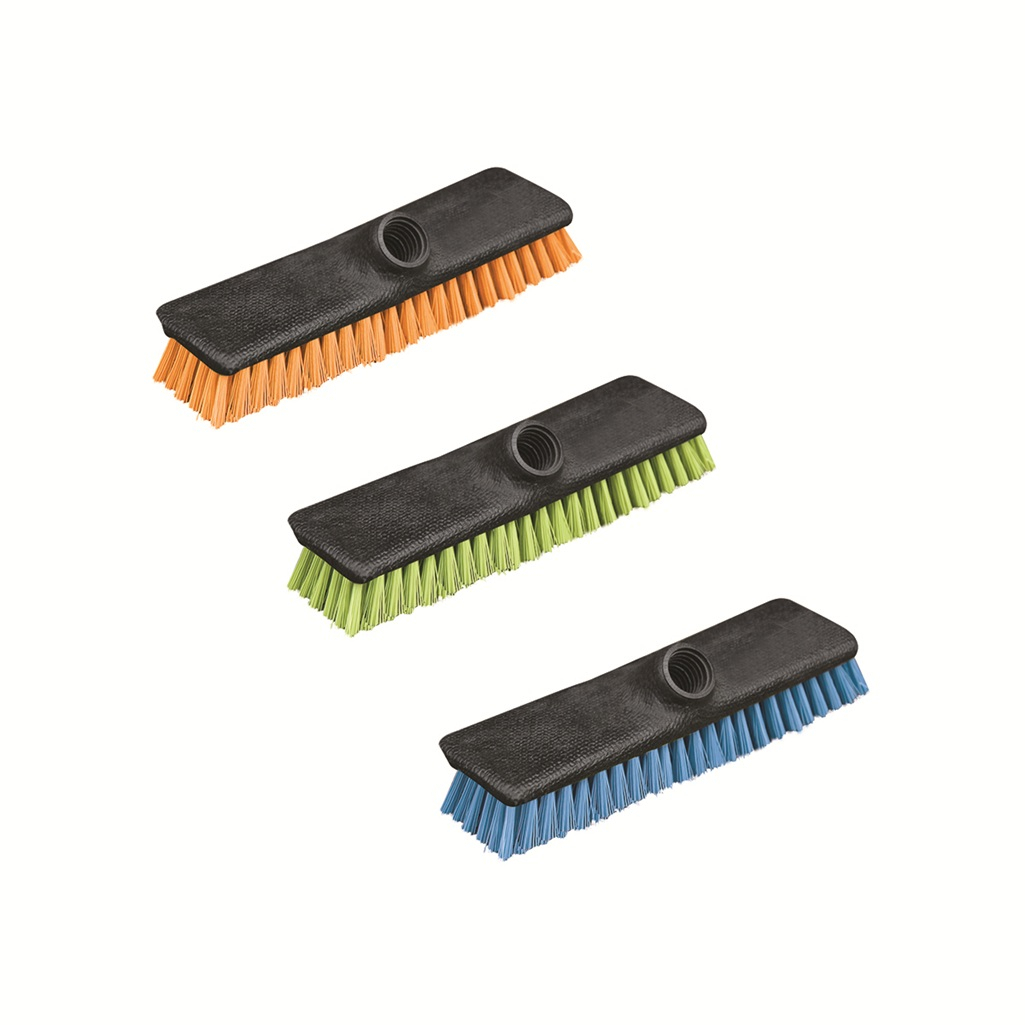 Щетка для пола York Твиги без рукоятки, пластик, различные цвета, 240 мм