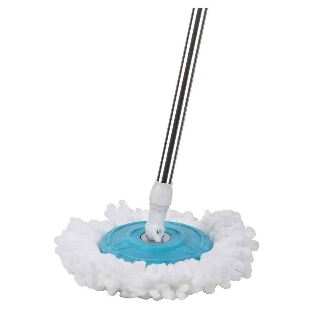 Швабра для пола Рыжий Кот Торнадо Универсальная 107987, телескопическая, с насадкой из микрофибры, 85х115 см