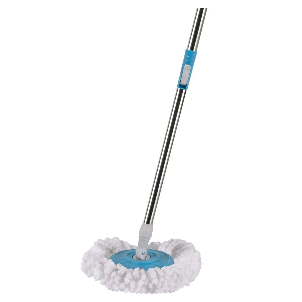 Швабра для пола Рыжий Кот Торнадо Универсальная 107987, телескопическая, с насадкой из микрофибры, 85х115 см