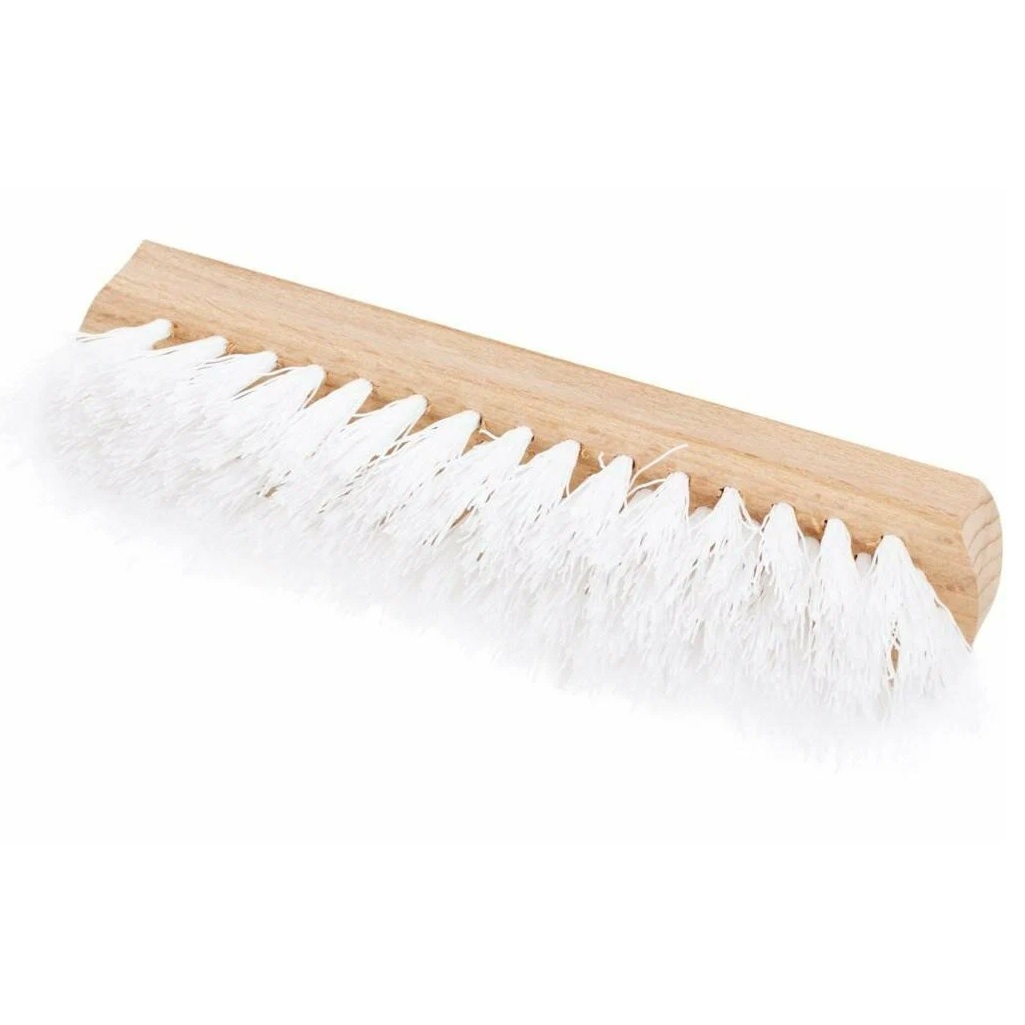 Щетка для одежды Spin&Clean Фуэте, деревянная колодка, плотная щетина, бук, 40х40х185 мм