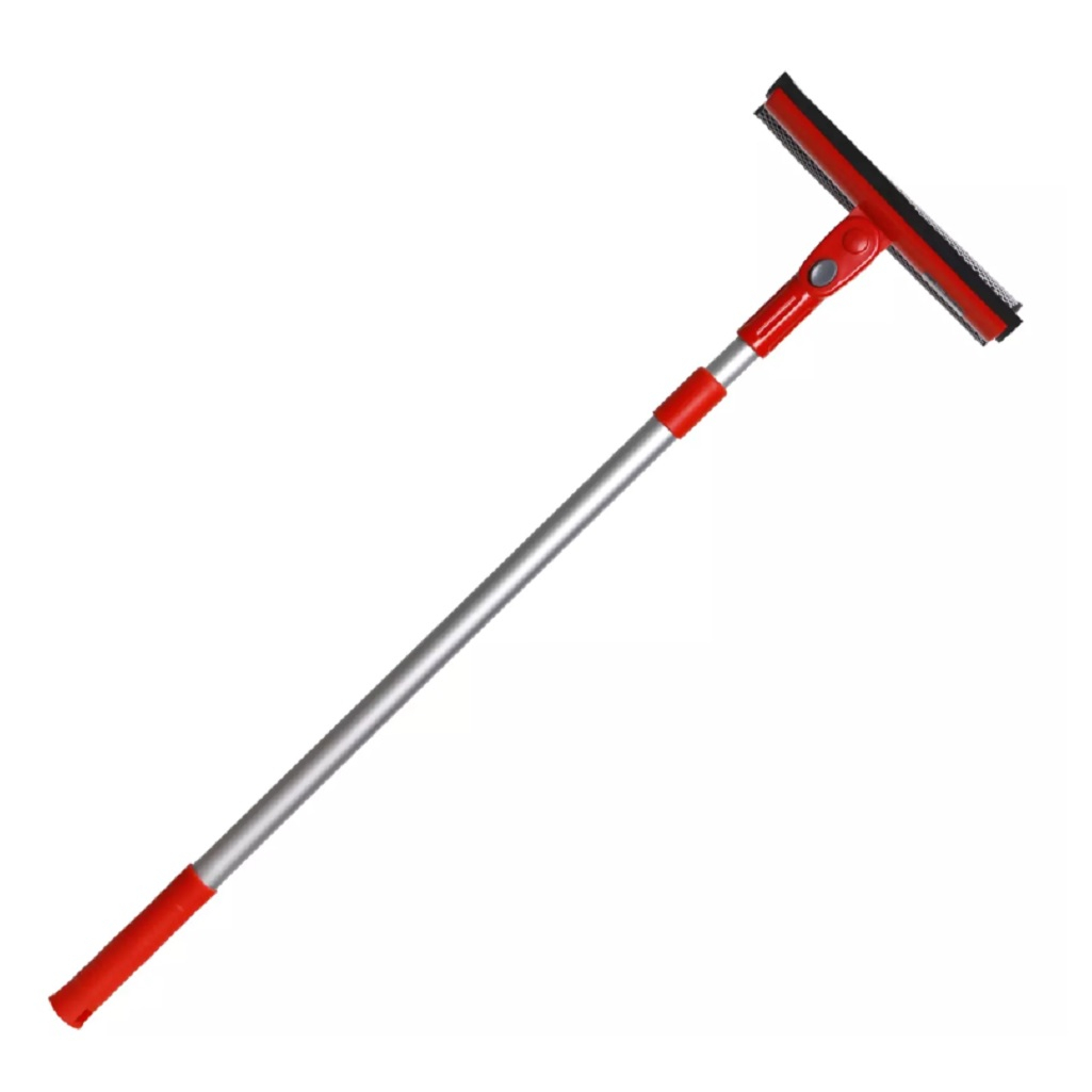 Швабра телескопическая CLIM ART CA-SB-03, 75-125 см, для мытья стекол, с поролоном и водосгоном