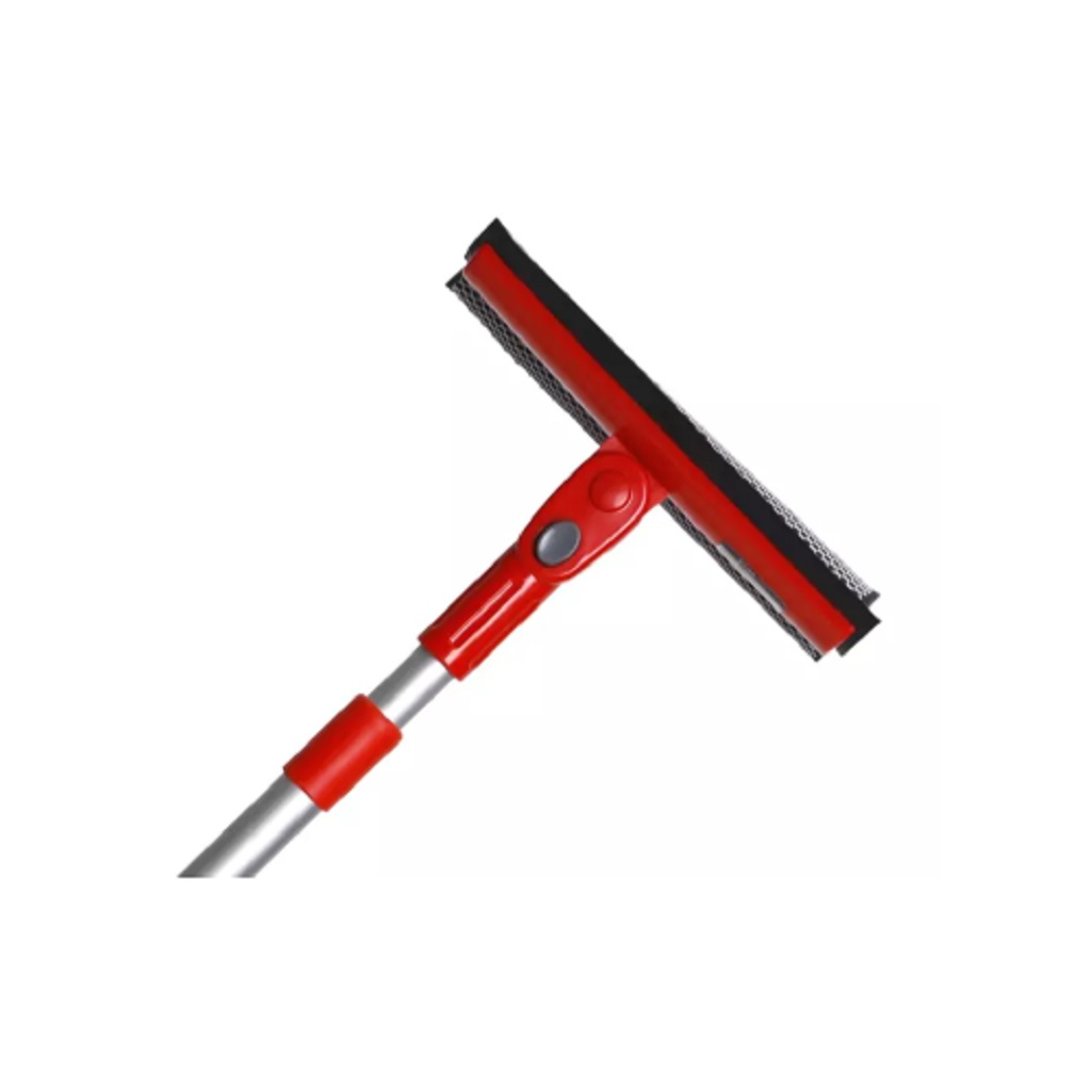 Швабра телескопическая CLIM ART CA-SB-03, 75-125 см, для мытья стекол, с поролоном и водосгоном