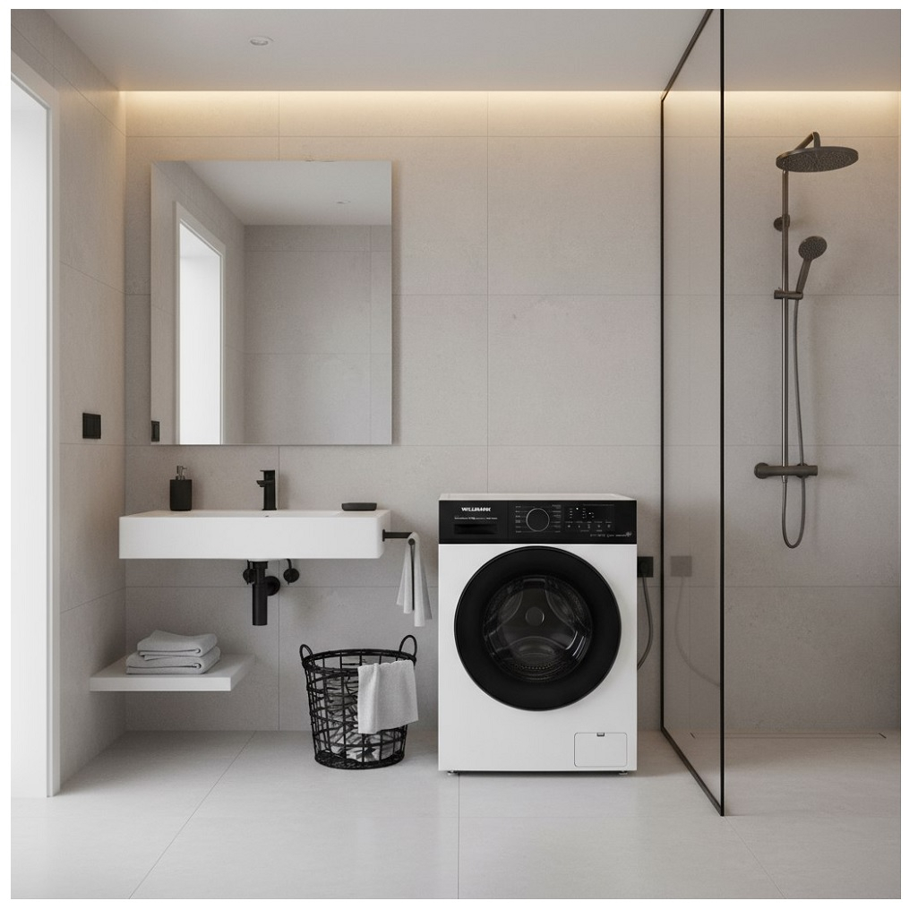 Стиральная машина Willmark WMF-9521LG, 9.5 кг, фронтальная, цвет белый