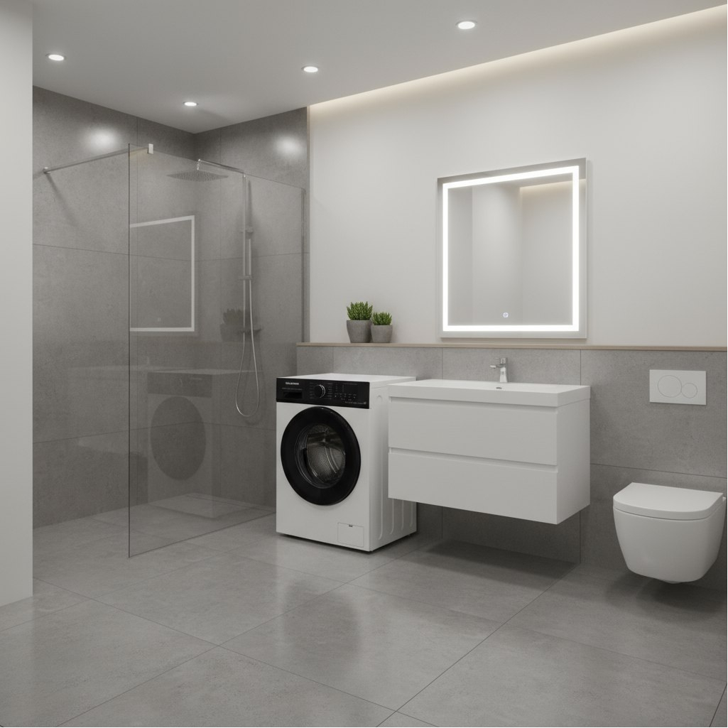 Стиральная машина Willmark WMF-9521LG, 9.5 кг, фронтальная, цвет белый