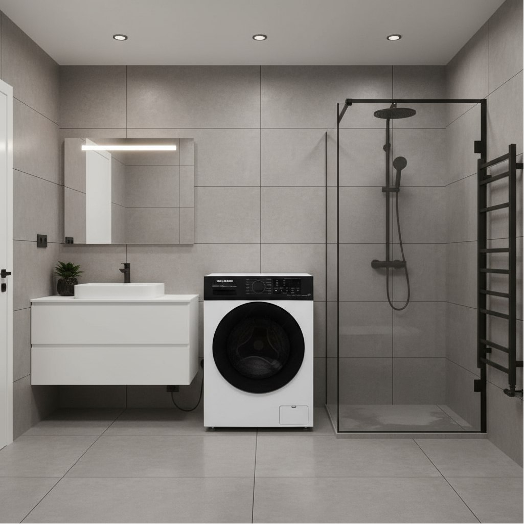 Стиральная машина Willmark WMF-9521LG, 9.5 кг, фронтальная, цвет белый