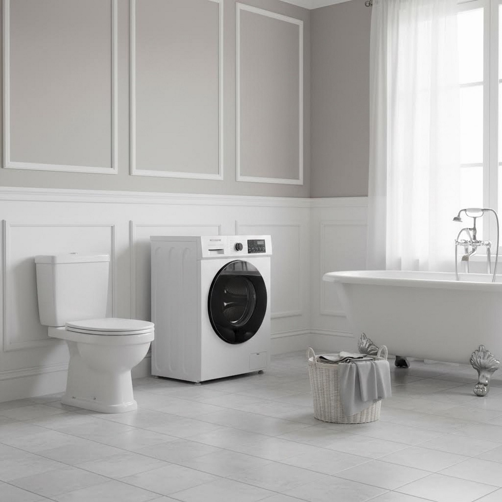 Стиральная машина Willmark WMF-6521LG, Inverter Direct Drive, 6.5 кг, фронтальная, 1200 об/мин, цвет белый