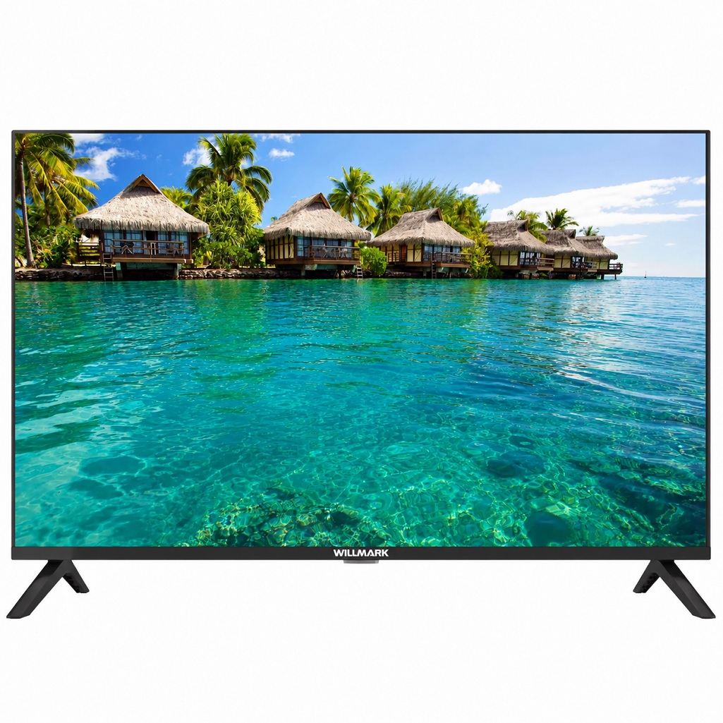 Телевизор Willmark WTV-43FHDS, 2004481, 1920х1080, встроенный Wi-Fi, черный