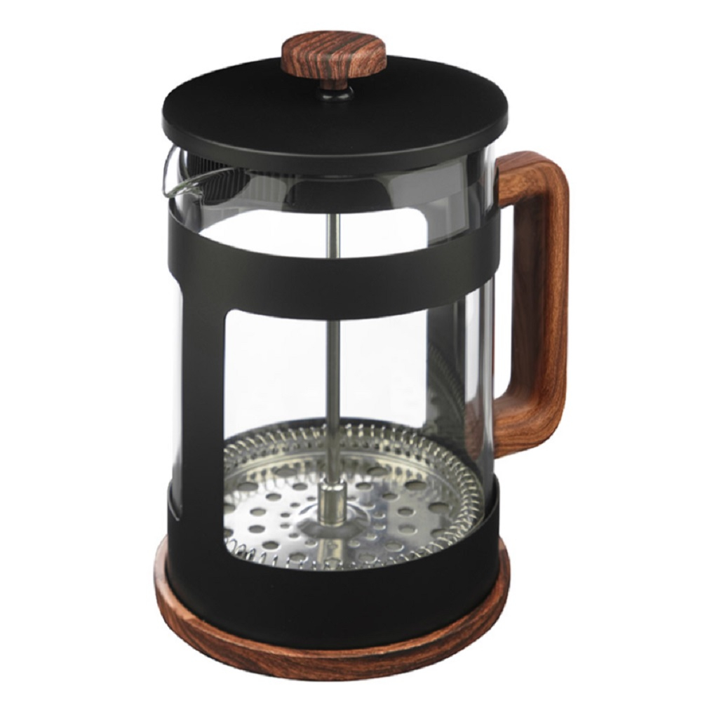 Френч-пресс Leonord Foresta Nera, объем 800 мл, стекло, нержавеющая сталь, черный