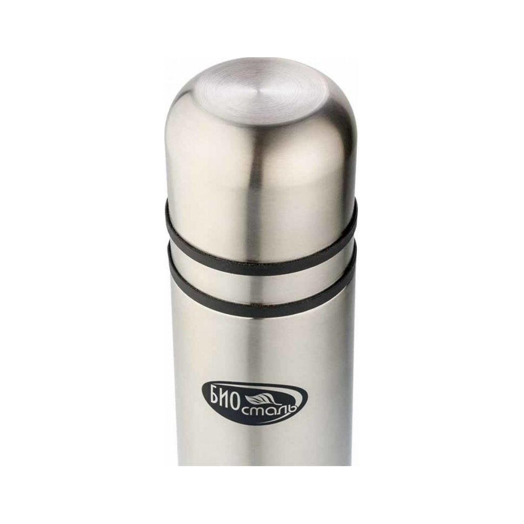 Термос Biostal NВ-1000К2, для еды, нержавеющая сталь, колба нержавеющая сталь, 2 чашки, 1 л