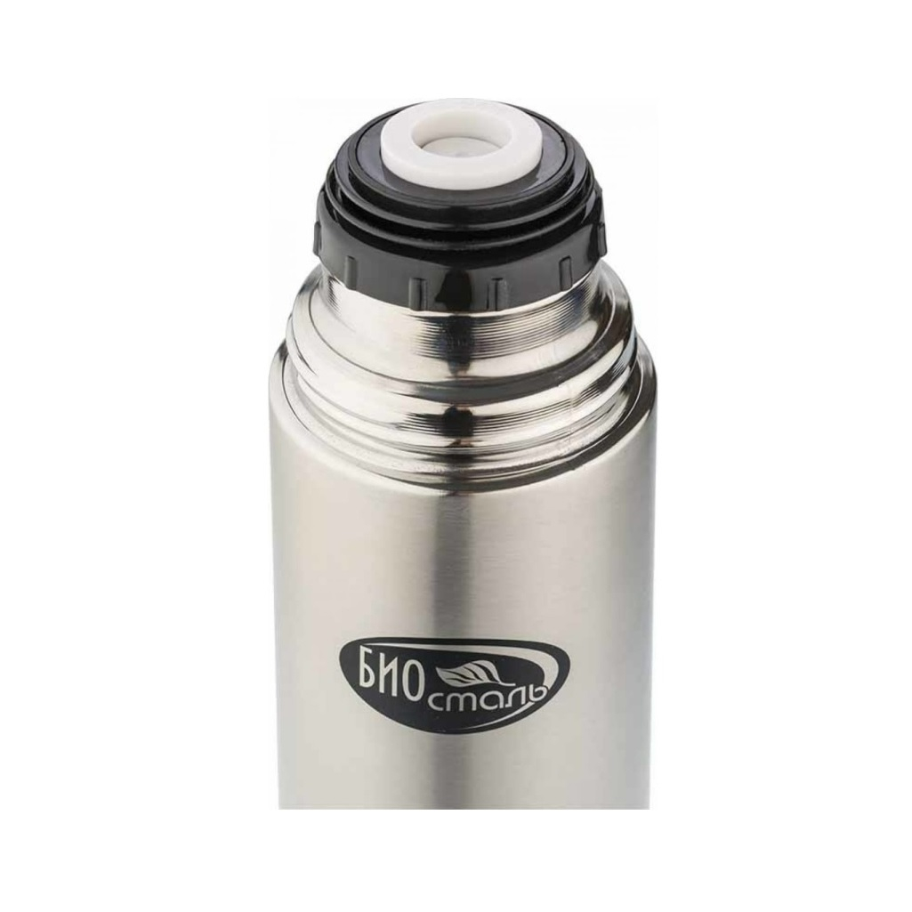 Термос Biostal NВ-1000К2, для еды, нержавеющая сталь, колба нержавеющая сталь, 2 чашки, 1 л