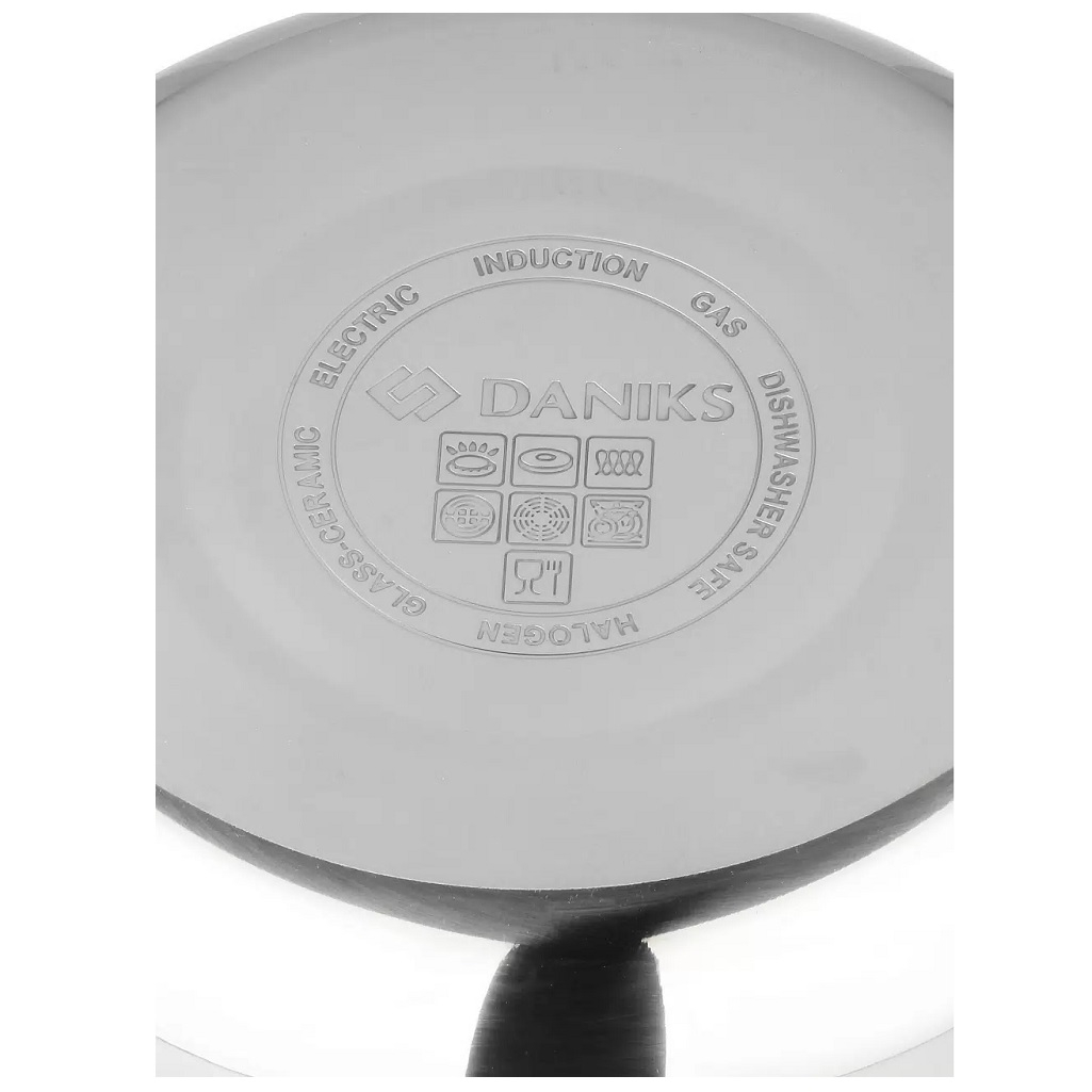 Чайник нержавеющая сталь Daniks Expert GS-04590, 480194, со свистком, зеркальный, индукция, 3 л