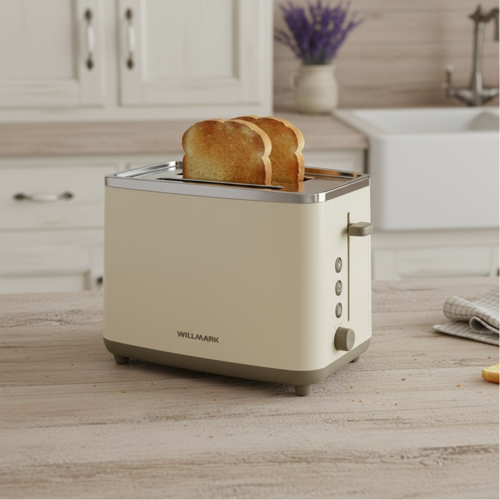 Тостер Willmark WTS-9837S 950 Вт, 6 режимов обжарки, автоматический выброс тостов