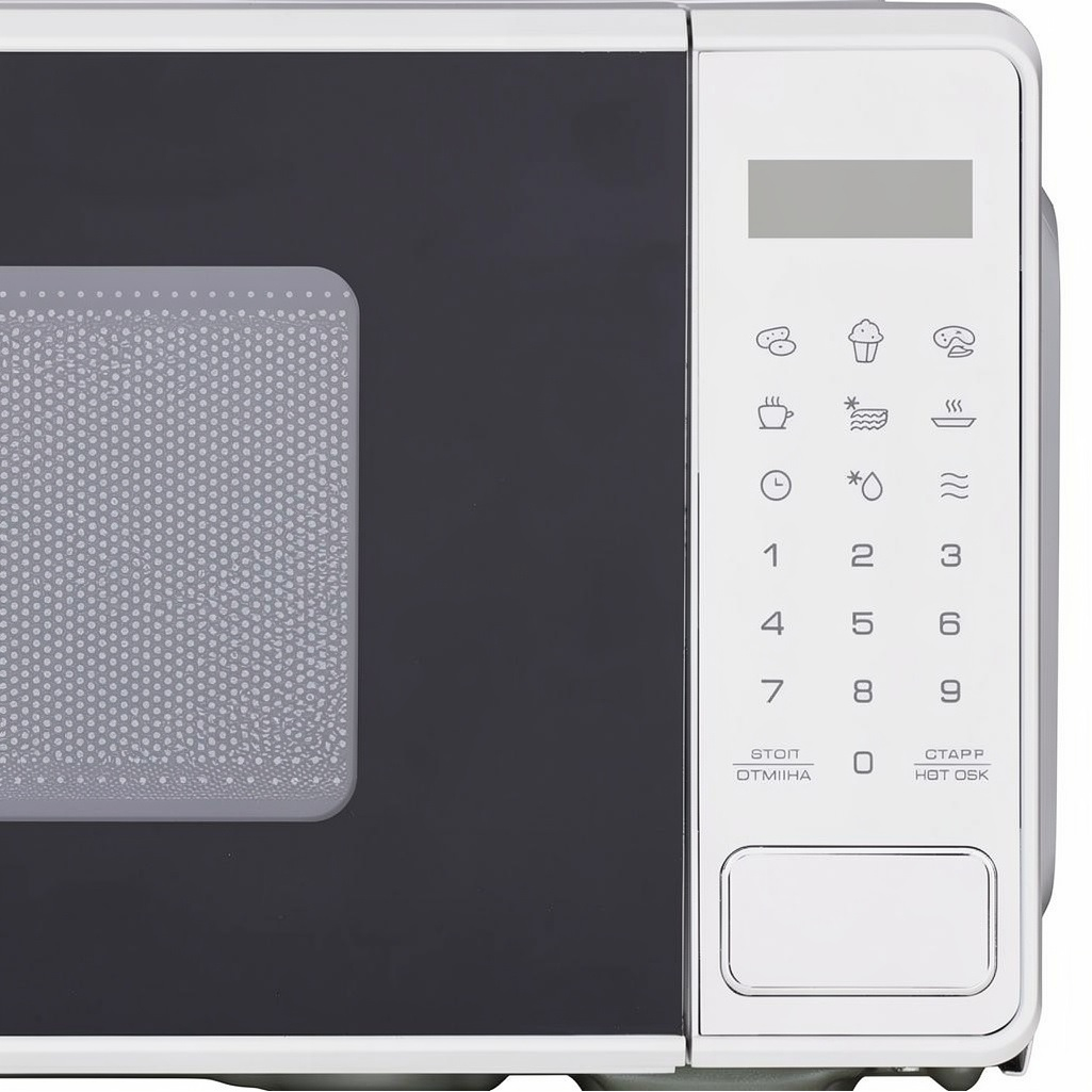 Печь микроволновая Willmark WMO-204DW, 20 л, 700 Вт, сенсорное управление, белая