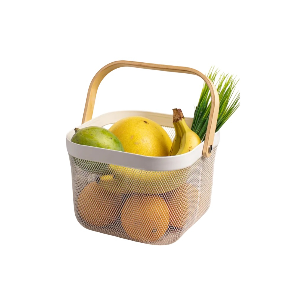 Корзина для хранения овощей и фруктов Marmiton, металлическая, 17х24.5х26.5 см, цвет в ассортименте