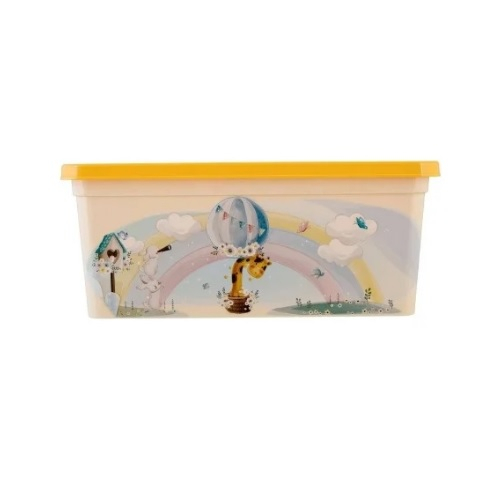 Коробка Полимербыт Giraffix пластиковая с крышкой 3.5 л